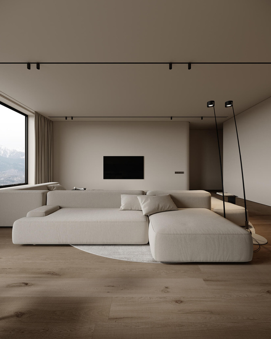 Карниз в интерьере 3