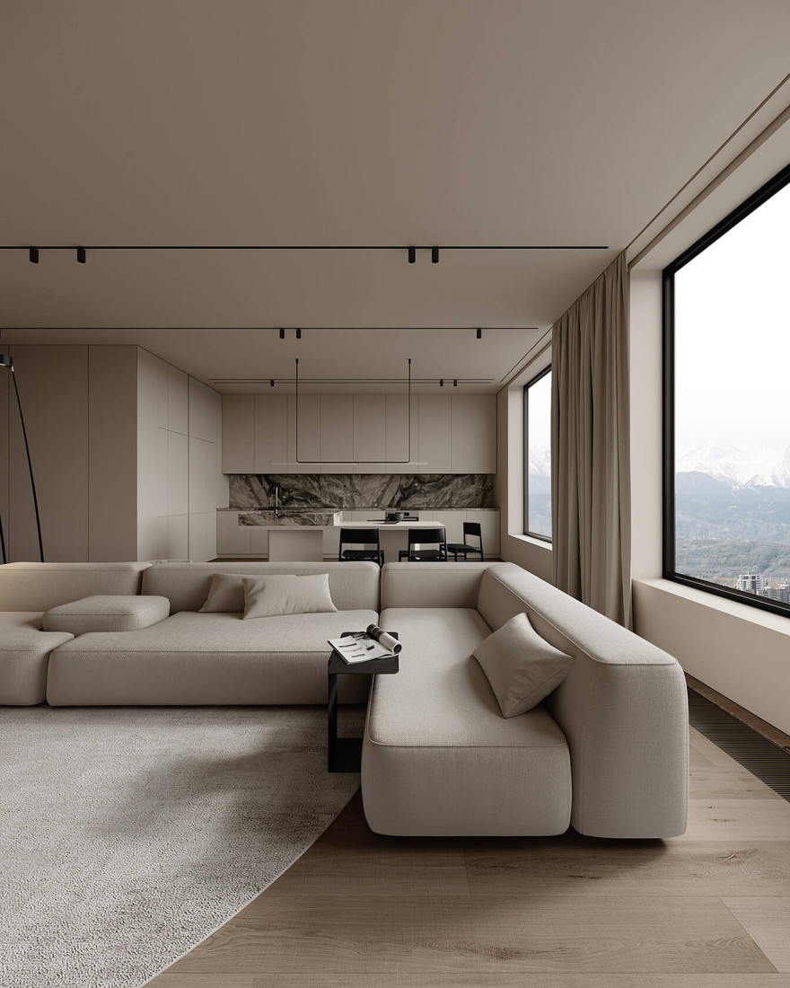 Карниз в интерьере 5
